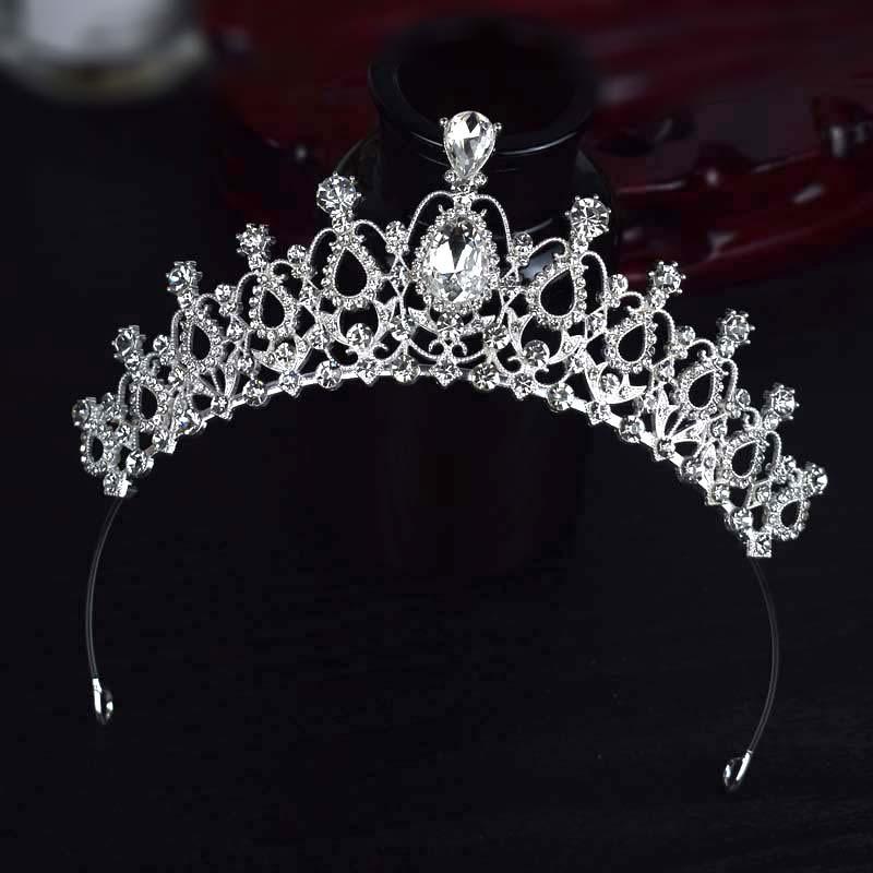 European and American Bride Crown Headwear Japanese and Korean Wedding Dress Accessories  18th Birthday Crown Hair Accessories Wedding