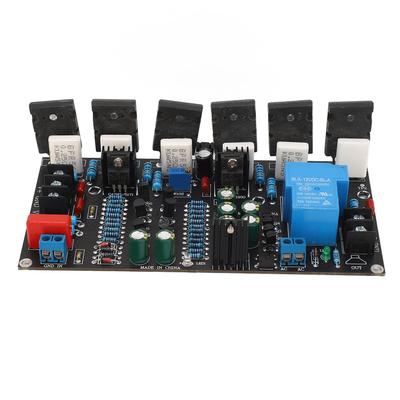 300W Power Amplifier Board Single Channel 1943+5200 Audio Rear Amplification Module DC +20?90V