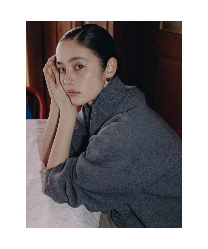 Diaepeocheo 90S Quarter Zipup Knit Top Gray (Ta6251A063)