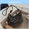 Stylish And Versatile Korean Floral Canvas Tote Bag For Women Ideal For Daily Use