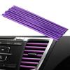 10 Pcs Car Styling Air Outlet Coating Finish 20cm Inner Molding Strip Ventilation Grille Switch Accessories For The Car Interior