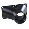 Cooling Fan Pipe Outlet Air Gathering Vent Air Outlet for 4cm/6cm Cooling Fan Enhances Air Ventilation Fan Outlet