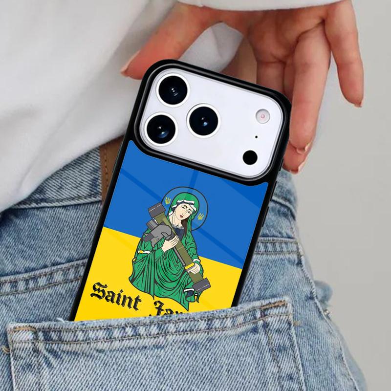 

Saint javelin Protector of U-kraine Phone Case for iPhone 17ProMax 12 13 14 15 16e 17 Pro Max Plus Air Cover iPhone 16