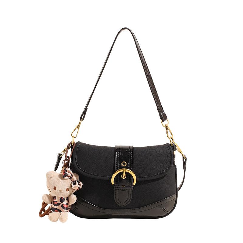 

Премиальная текстура сумка-седло женская простая сумка через подмышку повседневная сумка через плечо сумка-мессенджер 25*4*17