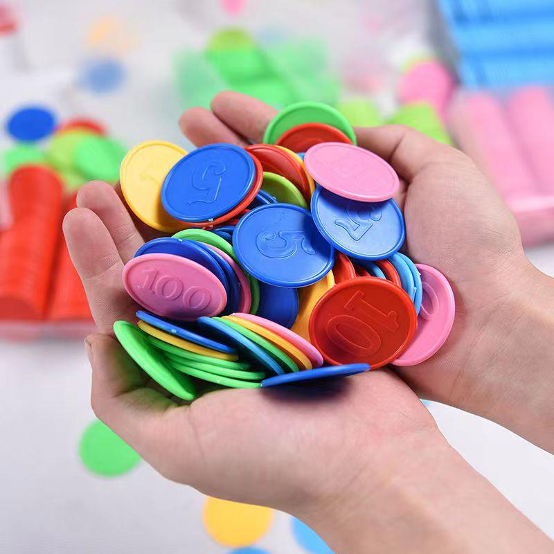 Pokerchips Mit Nummern Zählmarkierungen Brettspiele Erwachsene Kinder Party Karneval Spaß Mitgebsel Tischspiele Für Die Ganze Familie