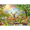 XXL 200-piece Puzzle : Deer Family and Other Animals