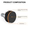Adjustable 3/8" Furniture Leg Levelers with High Density Rubber Floor Protectors Adjustable Leg Levelers for Furnitures