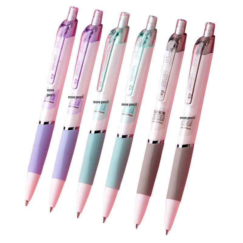 Deli Mechanical Pencil for Kids - Press-to-Use Plastic Drawing Pencil with Lead