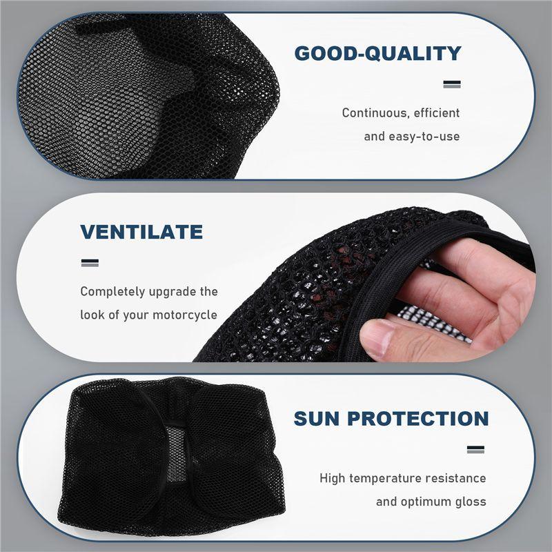 RR-Motorcycle Mesh Seat Cushion Cover Protector Insulation Seat Cover For KYMCO X-TOWN 125 125I 250 250I 300 300I