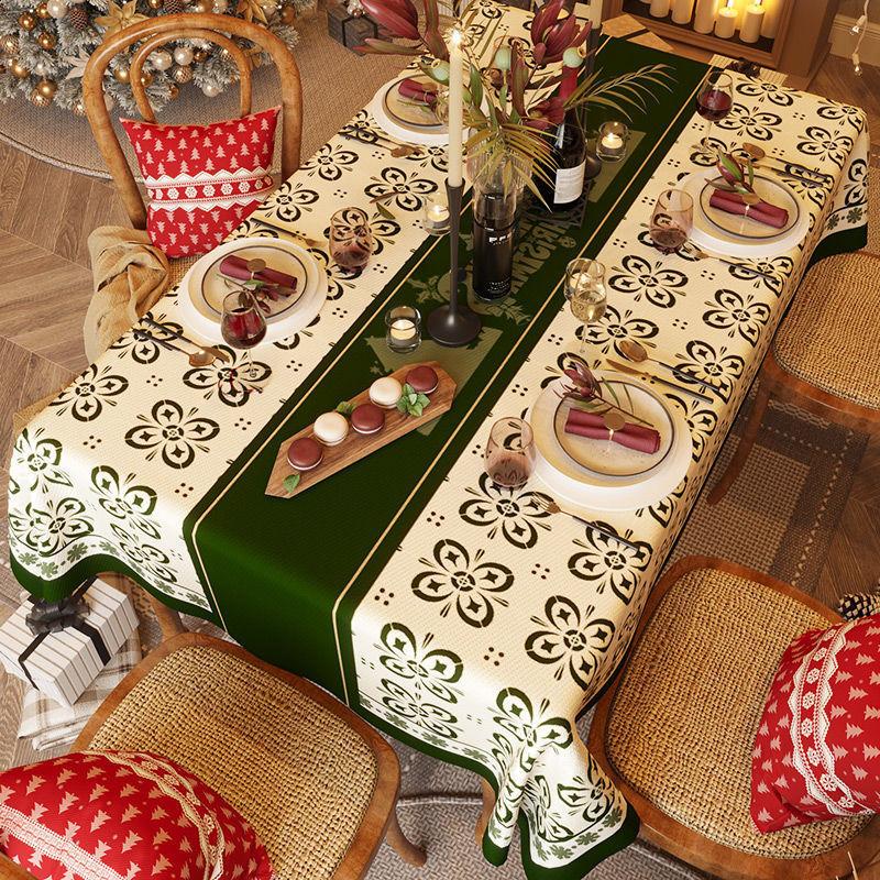 Fata de masa cu tema de Craciun Fata de masa dreptunghiulara Fata de masa impermeabila pentru mese