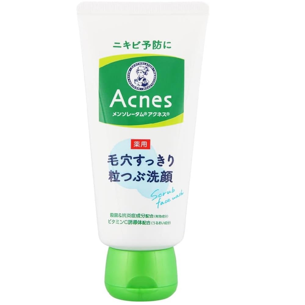 

Mentholatum Acne Acne Preventive Medidicated Pore Refreshing Grain Crushing Face Wash 130 г x 5 шт. [Квази-лекарство]