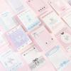 100 fogli Pizzo Coreano Dolce Balletto Scrapbooking Blocco Note Fai da Te Decorazione Diario Carta per Quaderno Carino Blocco Note Non Appiccicoso Studente