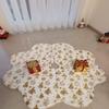 WTEMPO Christmas Tree Skirt Christmas Tree Snowflake Patterns Printed Xmas Tree Skirt Winter Indrro Outddor Party Christmas Tree Decor Mat