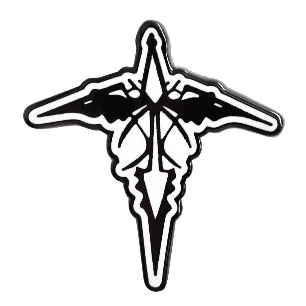 

Guilty Crown King s Mark Lapel Pin - Anime Symbol Badge for Backpack, Hat, or Brooch.