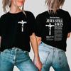 Lost Sheep Back Print Bible Verse Women TShirts Christian Inspirational Graphic T Shirt God Worship Tees Religious Tops Gifts