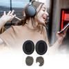 1 Pair Replacement Ear Cushions Covers Protein Leather Headset Ear Cushions Ear Cups Cover for Sony WH-1000XM4 Headphones