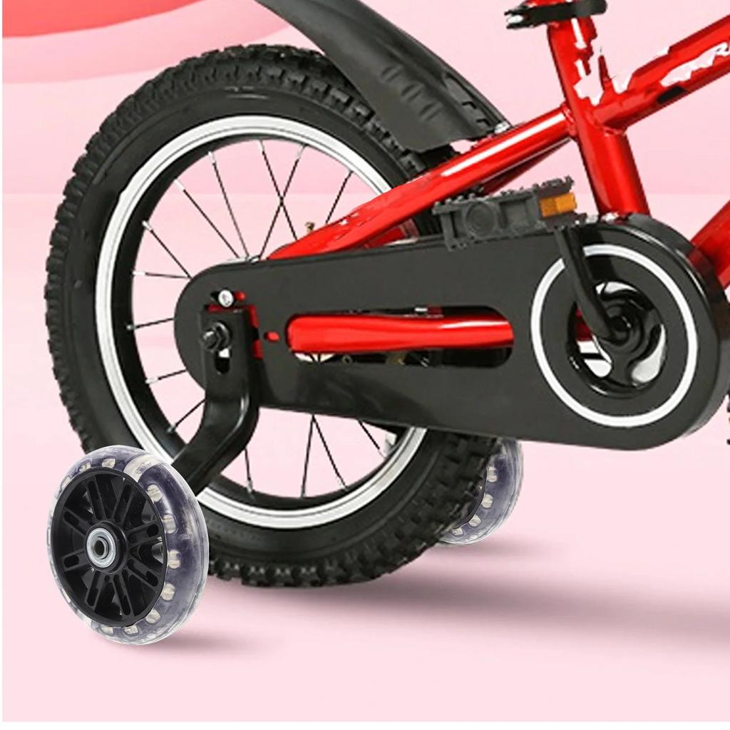 2PCS Bicycle Training Wheel Accessories Wear Resistant Silent Balance Auxiliary Wheels Children Riding Universal12-20 Inch Bike