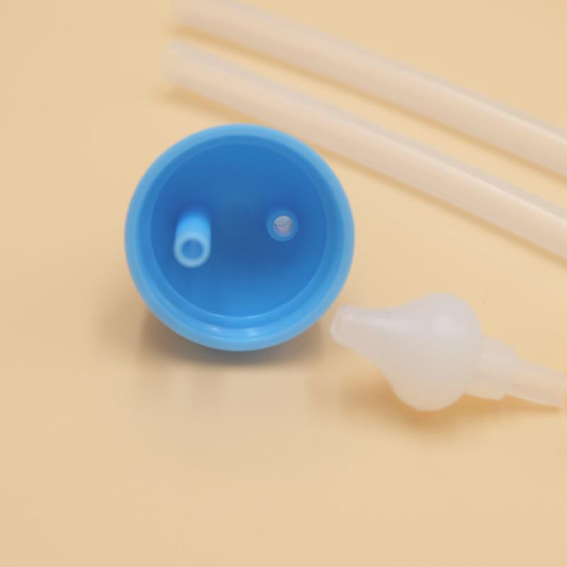 2 stücke Neugeborenen Baby Nasensauger Mund Saug Typ Nasale Absorption Reiniger für Infant Anti-reflux Silikon Booger Saug rohr
