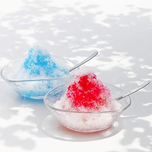 Pearl Metal Ice Maker "Shari-tto Fuwa-tto" Shaved Ice Machine with Ice Cups D-1333 White/Black