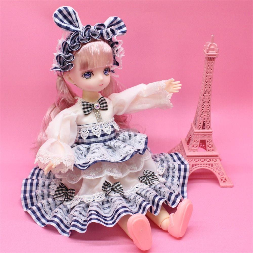 with Clothes 32cm Bjd Doll Spherical Joint Hinged Doll Mini Dolls 1/6 Bjd Dolls  Girls Gifts