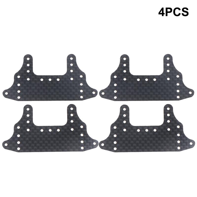 High Quality 2/4pcs Not Typing 1.5mm 95125 HG Carbon Fibre Large Area Rear Brake Stay Fully Cowled For Mini 4WD Car