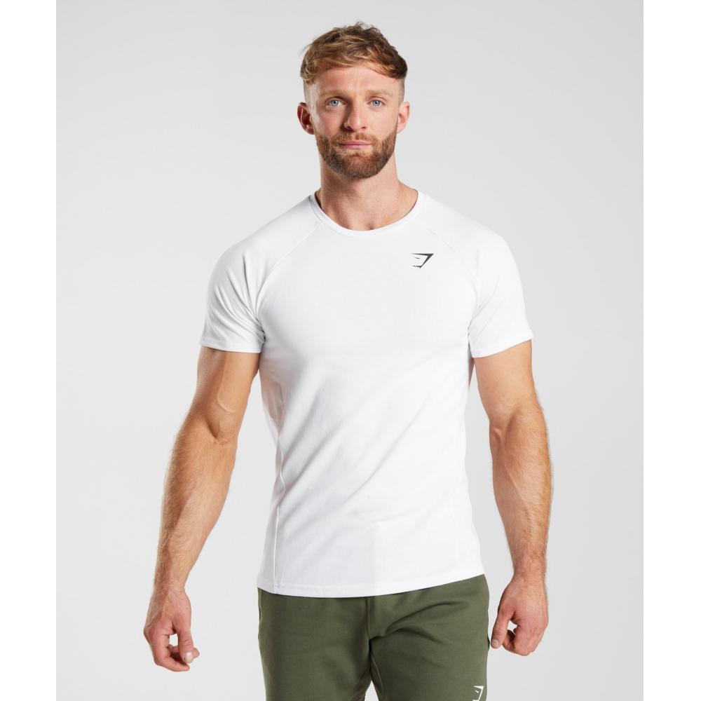 

Футболка GYMSHARK React Белая A2A9K WBBM