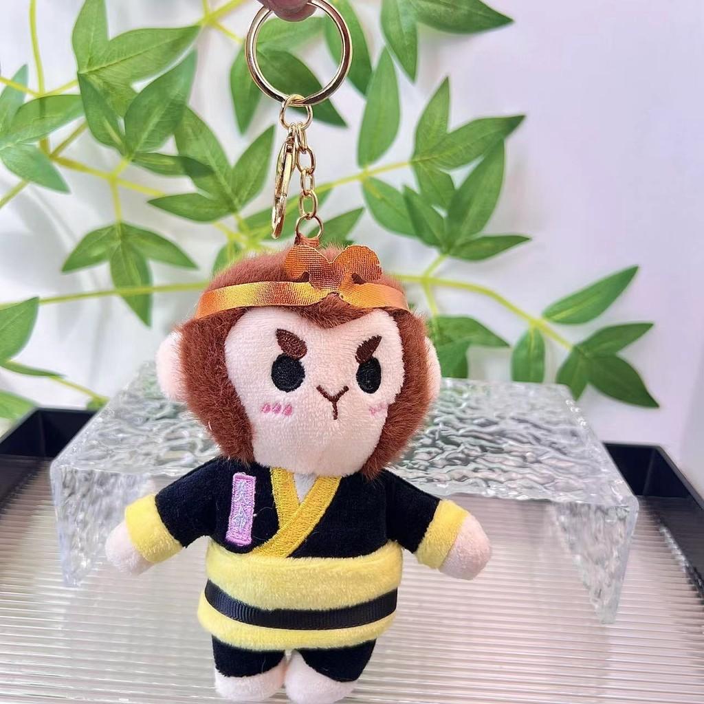 Adorable Black Myth Wukong Plush Toy Cute Monkey Figure With Soft Pp Cotton Filling