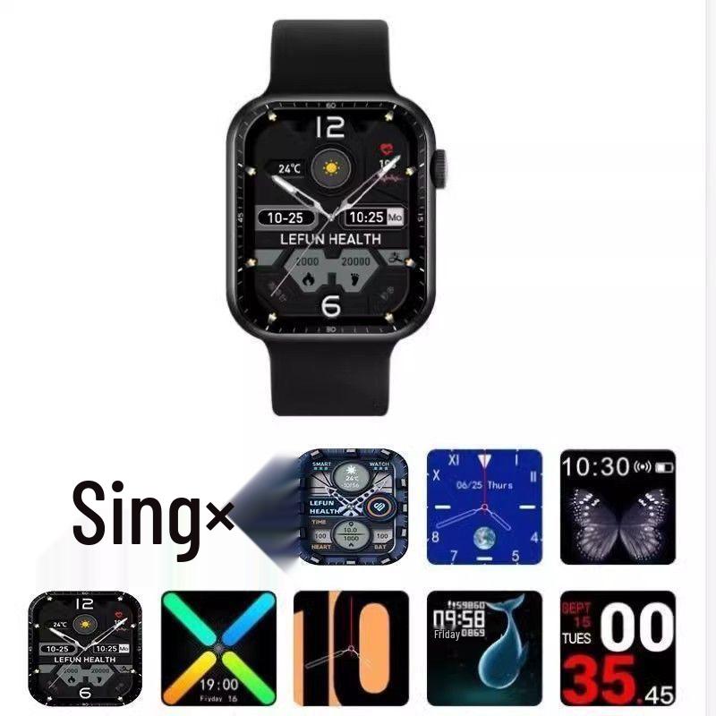 S9 Top Version Smartwatch - Dynamic Island Black Tech S10 Bluetooth Multifunctional Sports Watch