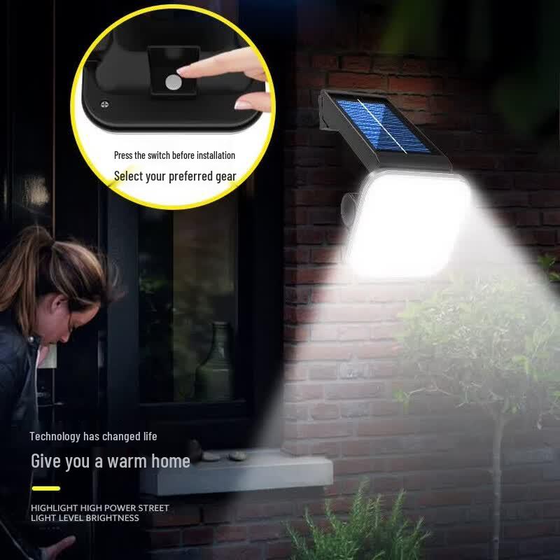 Lishi Solar Motion Sensor Outdoor Wall Light