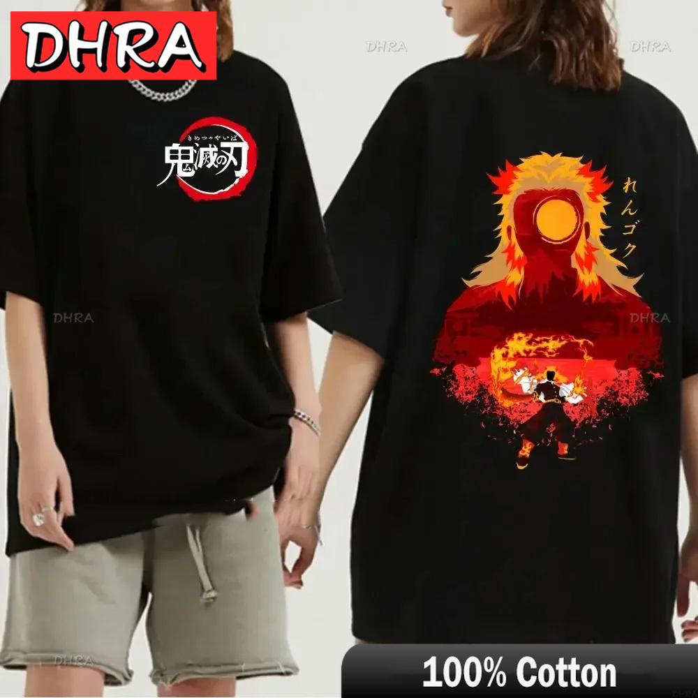 Japanese Anime Demon Slayer Graphic Zenitsu Shinobu TShirt Fashion Tanjiro Inosuke Zenitsu Womens T Shirt Men Tees Nezuko Tops