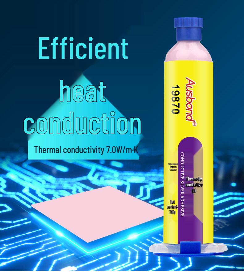 7W Thermisch leitfähiges Gel-Pad für Grafikkarte-Speicher