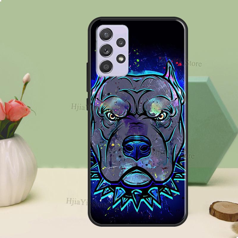 Pit Bull Lovely Dog Pitbull Case For Samsung A54 A34 A24 A14 A51 A71 A12 A22 A32 A52 A72 A73 A33 A53 A13 Back Cover