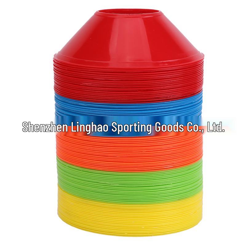 Mini Robuster Runder Logo Trainingskegel & Hindernismarkierer für Fußball