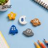 Organizing Tools for Wooden Pencils Cute Pencil Toppers Lovely Charms Pen Numbered Caps Primary School Toppers Decorations Supplies Classroom
