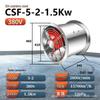 High Temp Resistant Stainless Steel Axial Fan, 220V/380V Silent Kitchen Exhaust & Industrial Duct Fan
