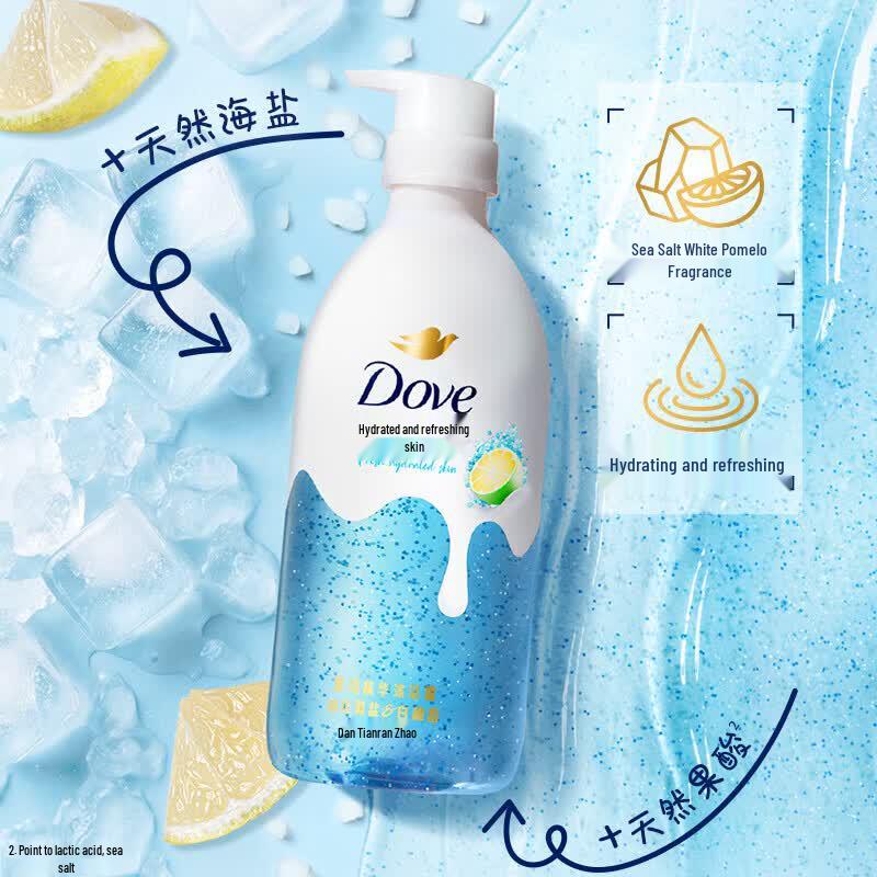 Гель для душа Dove Свежий Грейпфрут Морская Эссенция