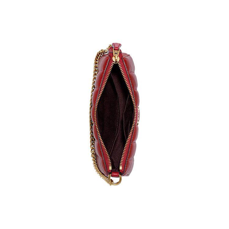Coach X Jennifer Collaboration Nolita 19 Solid Color Zipper Chain Leather Quilted Shoulder Bag Clutch Small Women bags Red C6512-IMPX1