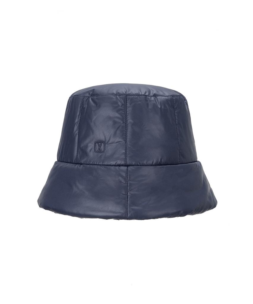 Bajal Va Square Padded Bucket Hat Navy