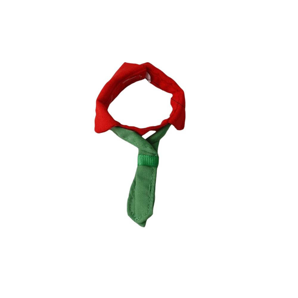 Striped Parrot Necktie Adjustable Parrot Collar Pet Flight Suit Little Bird Costume  Pet Decoration S красный