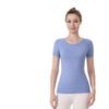 LU3.0 Women's Quick-Dry Short Sleeve Yoga Top for Fitness and Running
