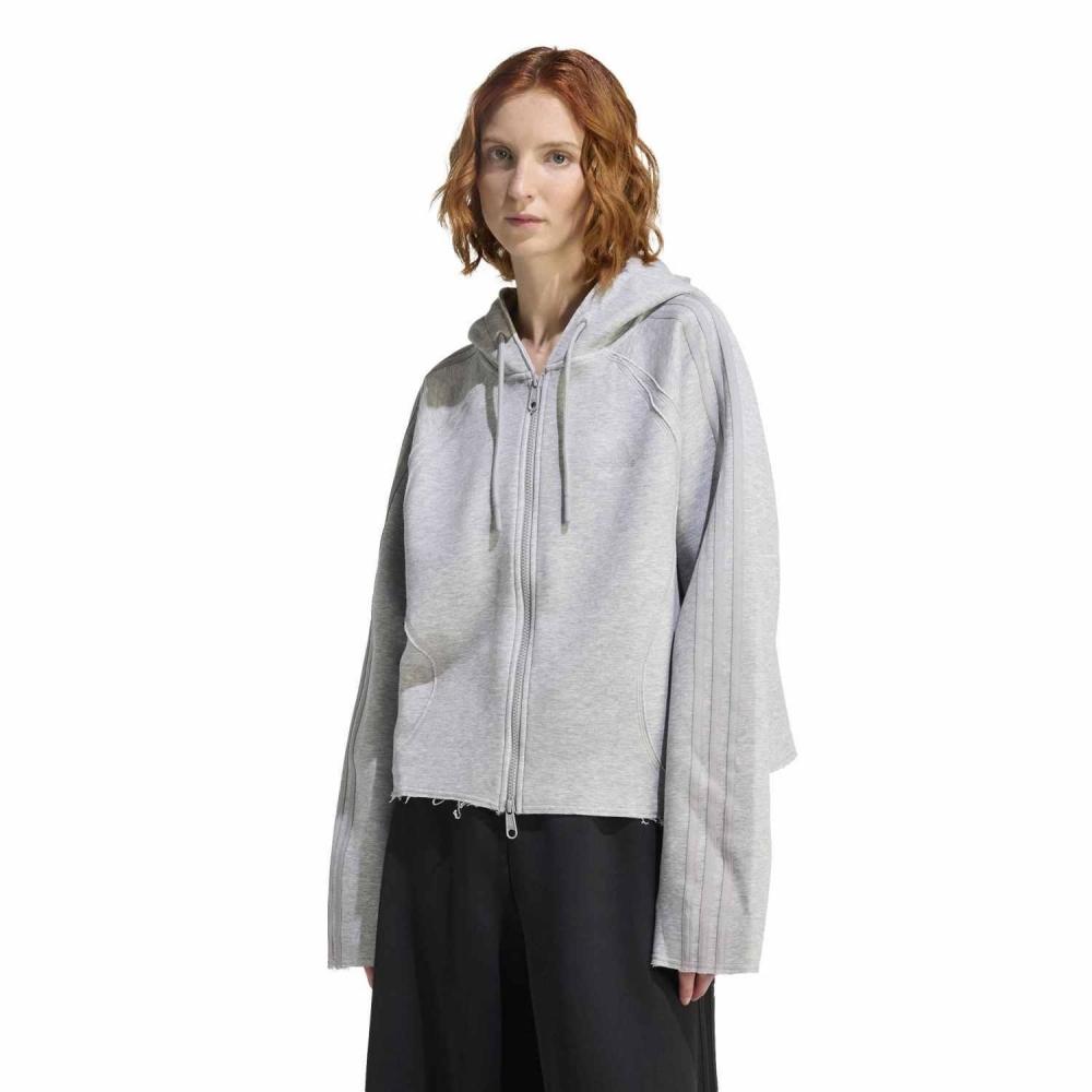 Худи на молнии Adidas W Teamgeist Kc6421 Mgreyheather M