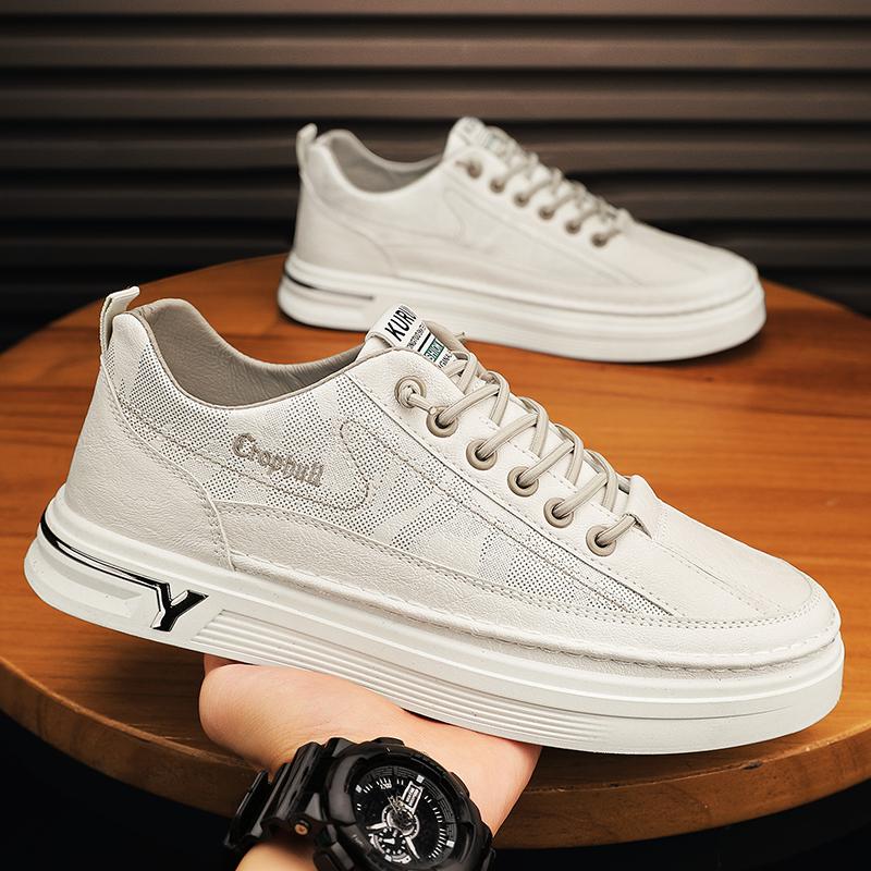 Menn Mote Fritid Lav Topp Skateboardsko Gutter Komfortable Sneakers Mannlige Studenter Trendende Myk Såle Klassisk Pustende Gym Sklisikker