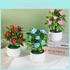 Plastic Foam Rose Bouquet Decoration Fake Flowers For Event And Home Decor