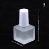Matte Empty Glass Nail Polish & Nail Gel Bottles 5ml 8ml 10ml 15ml with Brush Refillable Blending Touch-up Container