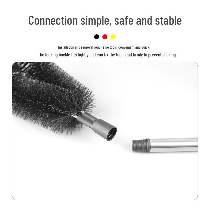 Long-Handle Roof and Gutter Cleaning Brush