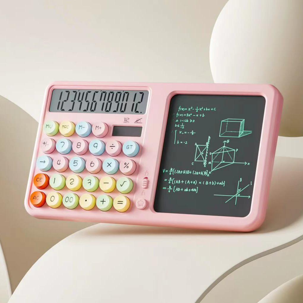Voice-Activated Handwriting Tablet: Multifunction Desktop Calculator & Memo Pad with Large Screen