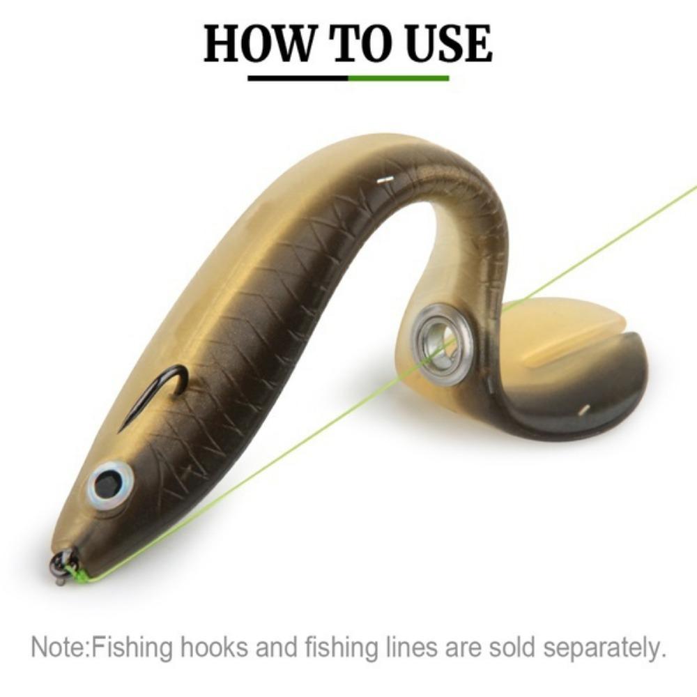 Fishing Soft Lure Bait Jigging Can Bounce With Slip Mechanism Artificial Swimming For Bass/Trout/Pike Outdoor Fishing Supplies