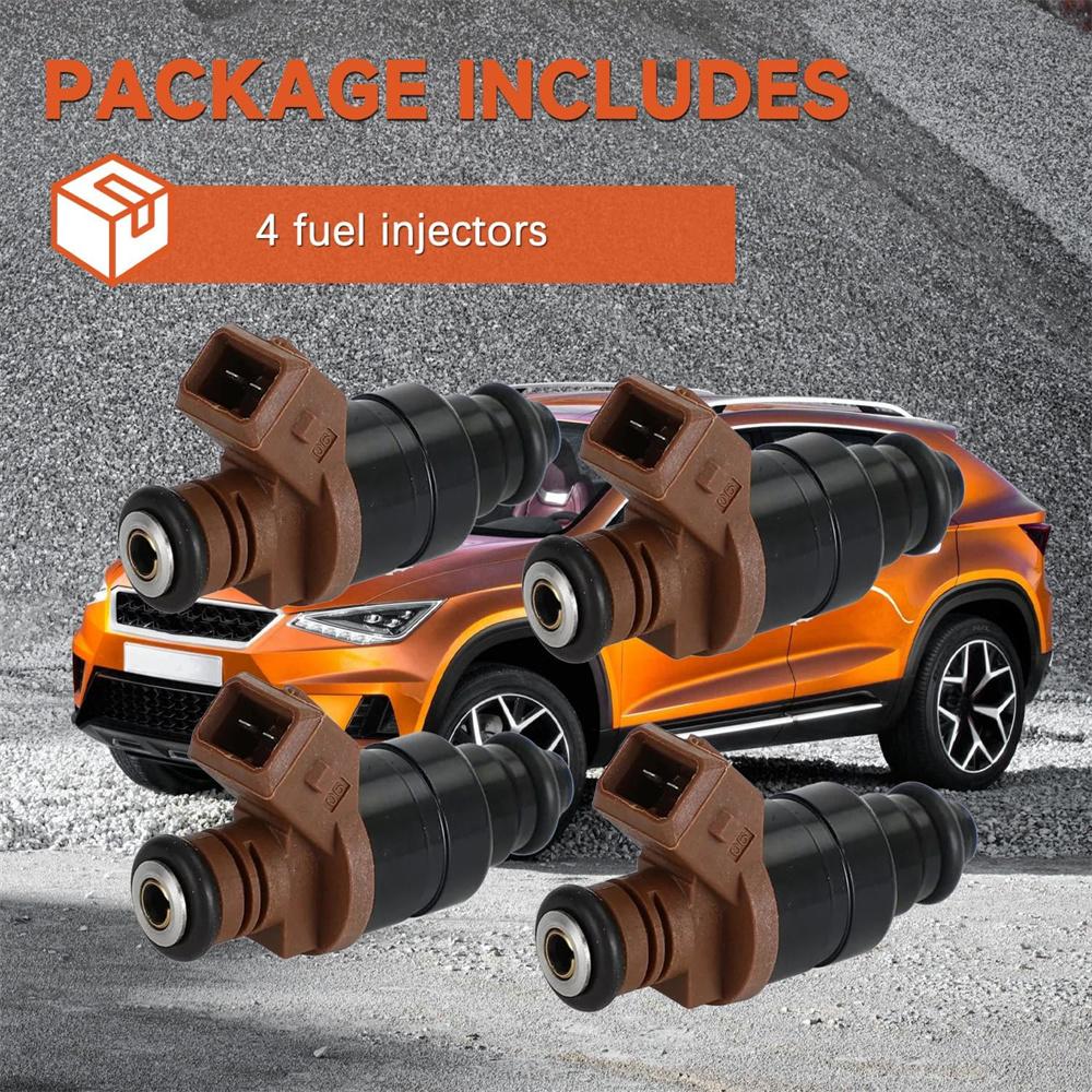 4x Fuel Injector For Daewoo Lacetti 05-06 1.4L, Chevrolet Lacetti 2005-2016 1.6L