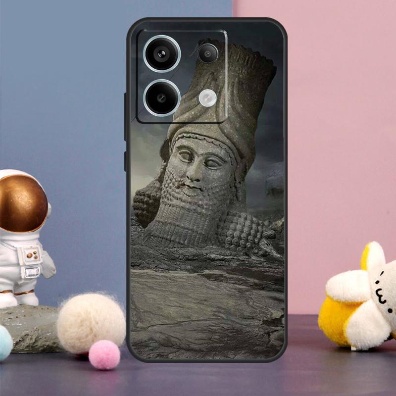Lamassu Assyrian Mesopotamian Case For Xiaomi Redmi 13C 12 12C 9C 10C Redmi Note 11 12 13 Pro 9 10 10S 11S 12S Back Cover