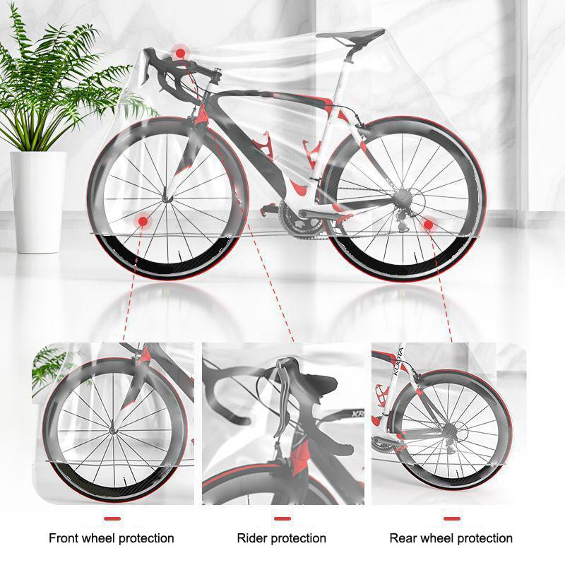 5 Pezzi Copertura Antipioggia Impermeabile per Cambio Bicicletta Copertura per Bici Moto Copertura Esterna Parasole Custodia per Bicicletta Mtb Copertura Antipolvere